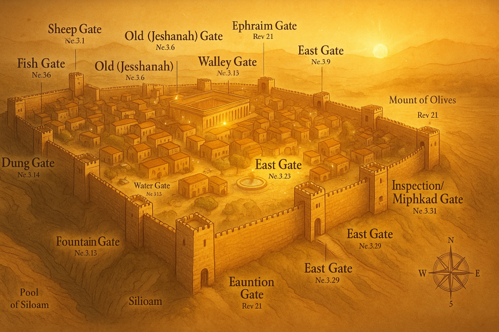 Spiritual Meaning of The 12 Gates of Jerusalem PDF