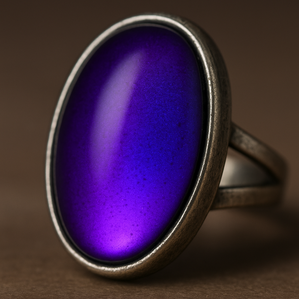 What Does the Color Purple Mean on a Mood Ring