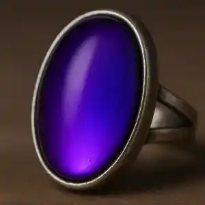 What Does the Color Purple Mean on a Mood Ring